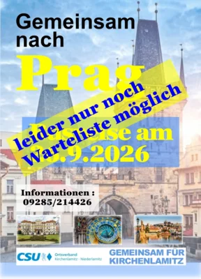 Meldung: Ankündigung: Ausflug nach Prag
