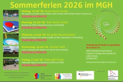 Sommerferienaktionswoche des MGHG