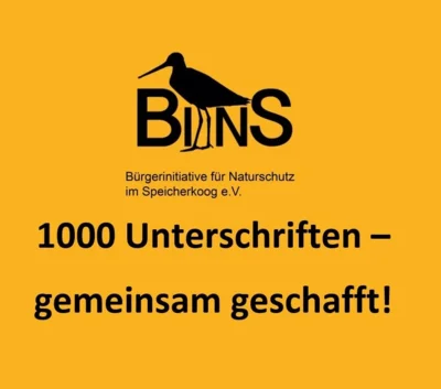 1000 Unterschriften erreicht!