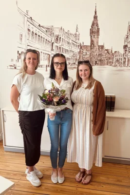 Foto von links nach rechts: Kathleen Schmidt, Laura Matuschka, Marleen Rietschel (Bild vergr&ouml;&szlig;ern)