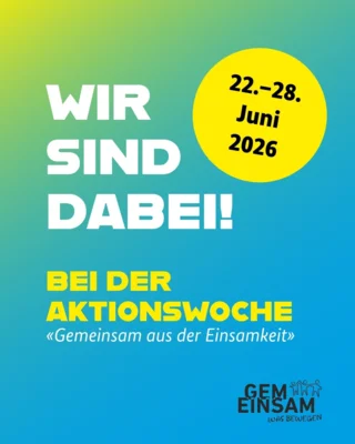 Aktionswoche „Gemeinsam aus der Einsamkeit“