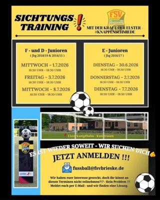 Sichtungstraining für unseren Knappennachwuchs (Bild vergr&ouml;&szlig;ern)