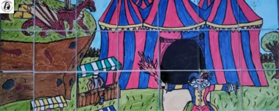 Meldung: Kunstprojekt Klasse 10: Kreativität braucht Freiraum