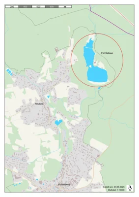 Badeverbot am Fichtelsee anlässlich des Naturraum Open Air am 11.07.2026