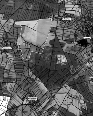 Übersichtsplan zur 3. Änderung des Flächennutzungsplans der Stadt Drebkau – 	   Plangebiet „Energiepark Golschow“ (Bild vergr&ouml;&szlig;ern)