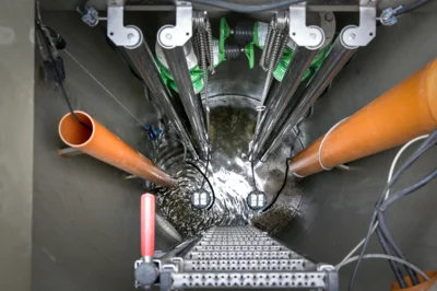 Schacht in Schacht - 3D macht's möglich - Neues Abwasserpumpwerk in der Chemnitzer Straße (Bild vergr&ouml;&szlig;ern)