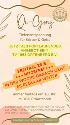Foto zu Meldung: Qi-Gong am Freitag, den 26.6. HITZEFREI