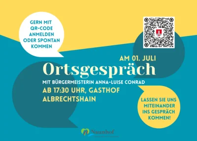 Ortsgespräch in Albrechtshain: Jetzt für den 01. Juli anmelden