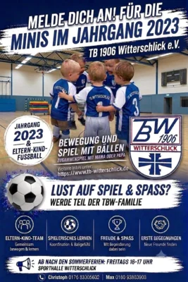 nach den Sommerferien: Fußball Minis Jahrgang 2023 (Bild vergr&ouml;&szlig;ern)