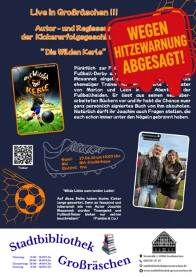 Fußball & Bücher? - Das klingt nach den "Wilden Kerlen" (Bild vergr&ouml;&szlig;ern)