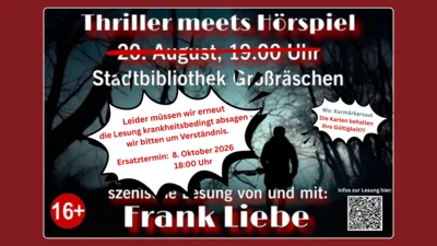 20.08.26 abgesagt - Ersatztermin 08.10.26 Lesung mit Frank Liebe (Bild vergr&ouml;&szlig;ern)