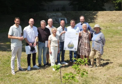 GELCHSHEIM - Rückhaltebecken in Oellingen fertiggestellt (Bild vergr&ouml;&szlig;ern)