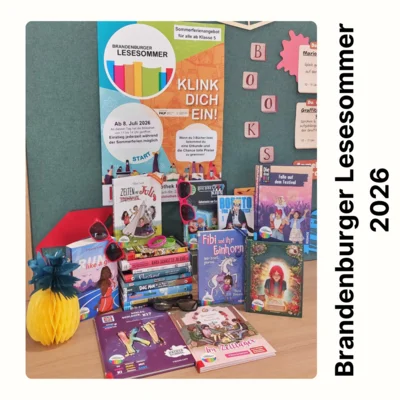 Brandenburger Lesesommer 2026 in der Bibliothek - Anmeldungen ab sofort möglich