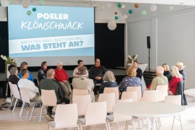 Meldung: Poeler Klönschnack: Austausch über die Zukunft der Insel