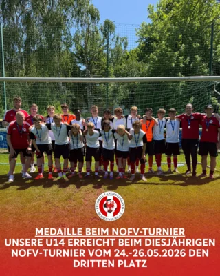 U14-Landesauswahl mit Medaille beim NOFV-Turnier