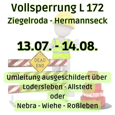 Meldung: Sanierung führt ab 13. Juli zu Behinderungen