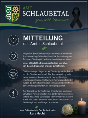 Mitteilung des Amtes Schlaubetal (Bild vergr&ouml;&szlig;ern)