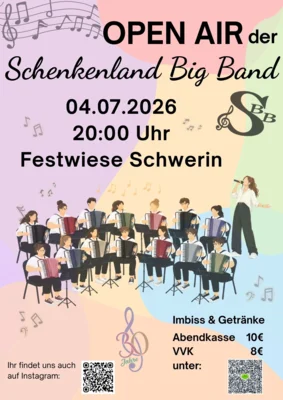 Open Air Konzert der Schenkenland Big Band (Bild vergr&ouml;&szlig;ern)