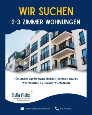 Foto zur Meldung: Wohnung gesucht für zukünftige Mitarbeiter*in