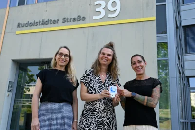 Bild: Stadtwerke Jena; vrnl: Claudia Reichenbach, Karolin Bengsch-Rögner, Claudia Kubatz