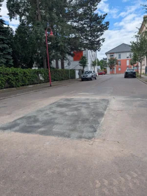 Vollsperrung in der Grimmaer Straße wieder aufgehoben