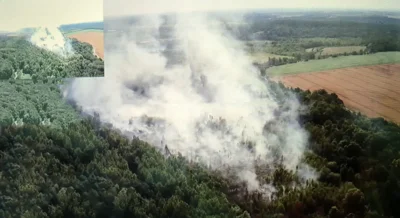 Großbrand zwischen Mumsdorf und Falkenhain unter Kontrolle