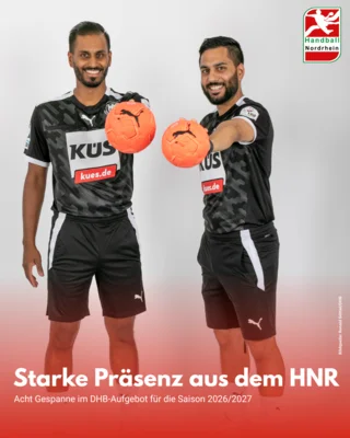 Starke Präsenz aus dem HNR: Acht Gespanne im DHB-Aufgebot für die Saison 2026/2027 (Bild vergr&ouml;&szlig;ern)