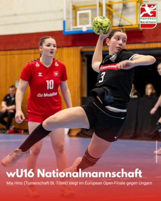 wU16 Nationalmannschaft: Mia Hinz gewinnt die European-Open 2026 (Bild vergr&ouml;&szlig;ern)