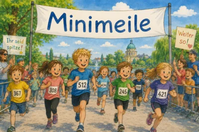 Starke Leistungen bei der Minimeile in Potsdam (Bild vergr&ouml;&szlig;ern)