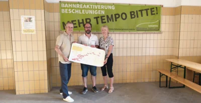Die Wriezener Bahn trotz sommerlicher Hitze