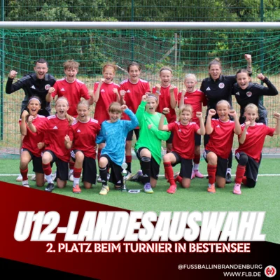 U12-Landesauswahl schließt Saison erfolgreich beim Junioren-Turnier in Bestensee ab