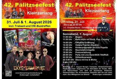 Unser Programm zum 42. Pälitzseefest im Überblick (Bild vergr&ouml;&szlig;ern)