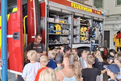 Foto zur Meldung: Ein Vormittag bei der Feuerwehr
