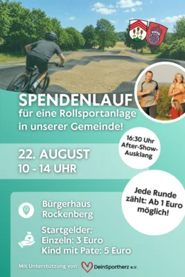 Rockenberg bewegt sich – Gemeinsam laufen für die Rollsportanlage (Bild vergr&ouml;&szlig;ern)