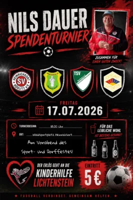 Flyer Spendenturnier (Bild vergr&ouml;&szlig;ern)