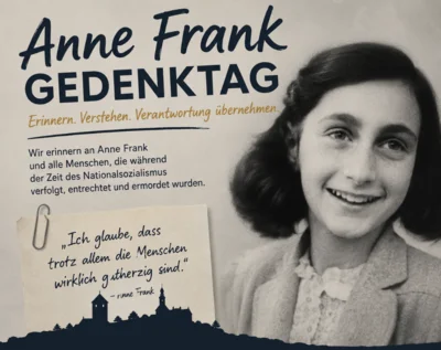 Anne Frank Tag 2026 – Erinnern für die Zukunft (Bild vergr&ouml;&szlig;ern)