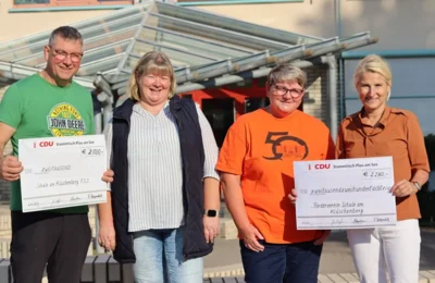 Foto zur Meldung: Spende des CDU Gemeindeverbands Foto zur Meldung: Spende des CDU Gemeindeverbands