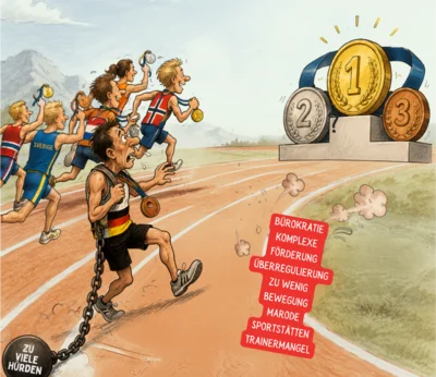 Deutscher Spitzensport unter Druck: Warum Erfolge nicht erst im Olympiastadion entstehen (Bild vergr&ouml;&szlig;ern)