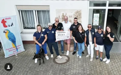 Spendenübergabe Vespa-Treffen 2026