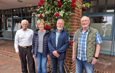 Wollen sich zukünftig stark für die Senioren einbringen: Jörn-Peter Neht, Martina Krauthoff, Ulrich Harder und Karlheinz Benoit (v.l.) (Foto: Stadt Wyk Andreas Hansen)