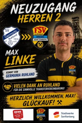 Da geht nochwas: Verstärkung für unsere #FSVZweite (Bild vergr&ouml;&szlig;ern)