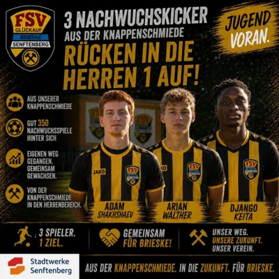 Aus dem Knappennachwuchs in die #FSVErste (Bild vergr&ouml;&szlig;ern)