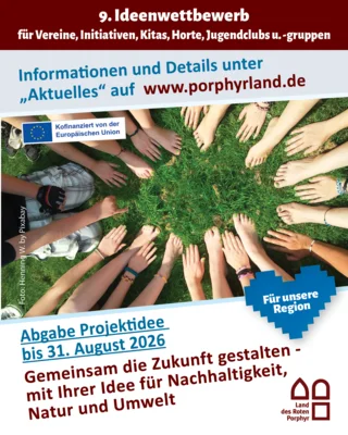 Meldung: 9. Ideenwettbewerb im Land des Roten Porphyr