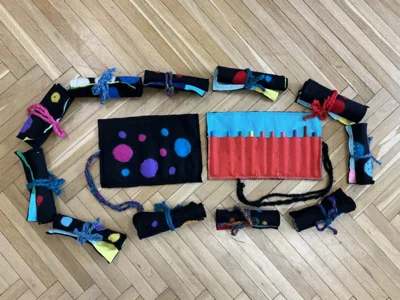 Federmäppchen der Klassen 3a und 3b (Bild vergr&ouml;&szlig;ern)