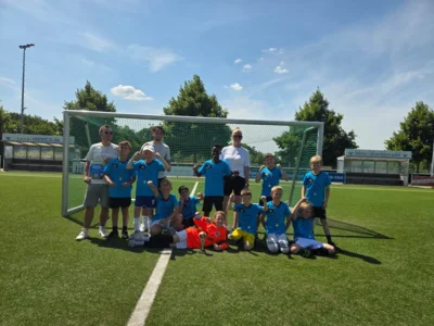 2. Platz beim Fußballturnier