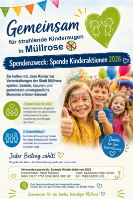 Gemeinsam für strahlende Kinderaugen in Müllrose (Bild vergr&ouml;&szlig;ern)