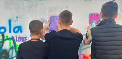 Meldung: Graffiti, gute Laune und jede Menge Farbe