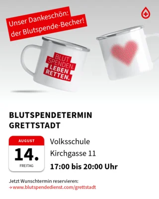 Meldung: Blutspende in Grettstadt