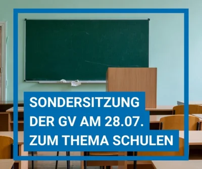 Sondersitzung der Gemeindevertretung am 28. Juli 2026 (Bild vergr&ouml;&szlig;ern)