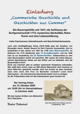 Foto zur Meldung: Bauerngehöfte, Kossäthen und Büdner im Dorf Cammer